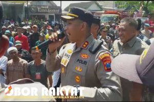 Ribuan Petani Ijen Unras Minta Kuota Pupuk Bersubsidi, Polres Bondowoso Lakukan Pengamanan