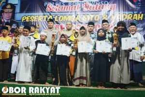 Bupati Salwa Arifin Hadiri Penutupan Lomba MTQ dan Hadroh di Polres Bondowoso