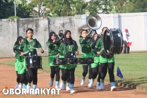 The Best, Cabor Drumband Jember Kategori LBJP Putra dan Putri Berhasil Menjadi Juara