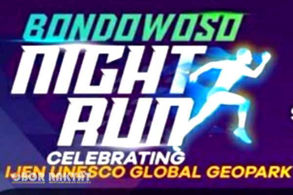 This time the Bondowoso Night Run was held to celebrate Ijen Geopark as part of the UNESCO Global Geopark (UGGp).