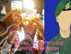 Dituding Habis Minum ‘Maling’, Oknum TNI Sulut Kemarahan Tamu