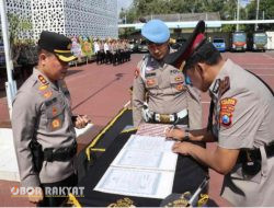 Kapolres Trenggalek Pimpin Sertijab, Kasat Reskrim Baru Diemban AKP Zainul Abidin