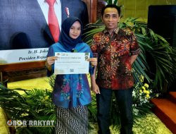 Meraih Nilai Tertinggi di Program GYM, Salsha Ikuti Wisuda Generasi Green Ambassador