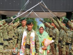 Tradisi Pelepasan Letkol Inf Rinto Wijaya, Sebagai Warga Yonif 514 dengan Penuh Suka Cita