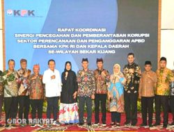 Pj Bupati Bondowoso, Hadiri Rapat Koordinasi Tentang Monitoring MCP bersama KPK RI