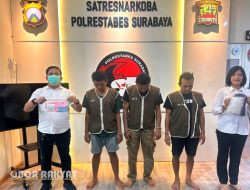 Kompak!!! Tiga Warga Tambak Segaran, Edarkan Sabu dibekuk Polisi dan Satu DPO