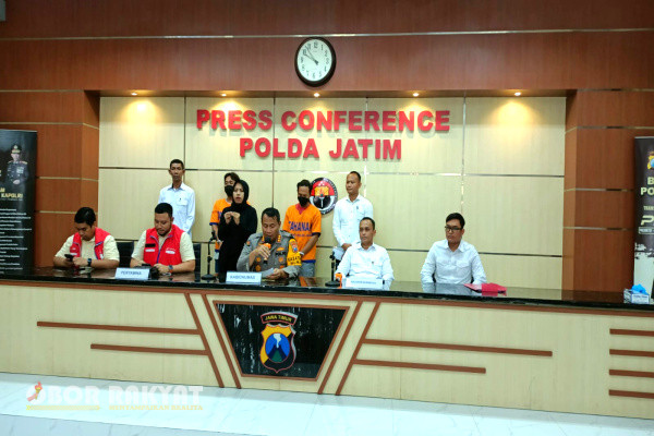 Surabaya, Obor Rakyat - Ditreskrimsus Polda Jatim, melalui unit ll Subdit lV Tipiter berhasil mengamankan dua pelaku penyalagunaan gas dan bumi bersubsidi.