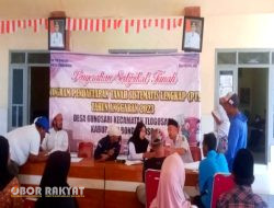 Ribuan Warga Desa Gunosari Terima Sertifikat Tanah Program PTSL