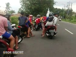 Resahkan Masyarakat, Satpol PP Bondowoso Tertibkan Aksi Balapan Liar di Jalan Raya Pakisan