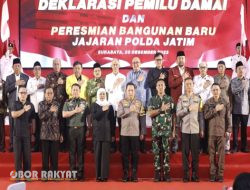 Deklarasi Pemilu Aman dan Damai, Kapolri Hadiri di Mapolda Jatim