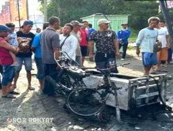 Pom Mini di Jalan Pantura Situbondo Terbakar, Sepasang Suami Istri Terbakar