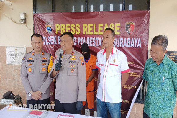 Surabaya, Obor Rakyat - Terduga pelaku berinisial SHP (26) warga Desa Mediyuman, Kecamatan Ngasem, Kabupaten Bojonegoro, yang diketahui sebagai Karyawan Catering gelapkan motor Majikan.