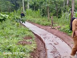 Proyek Rabat Beton di Desa Kupang Dikerjakan Awal Tahun 2024, Pj Kades: Itu dari DD Tapi Bail Out