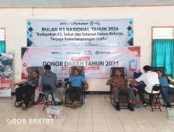 Peringati Bulan K3 Nasional, Perhutani Bondowoso Gandeng P2DDS Gelar Aksi Donor Darah