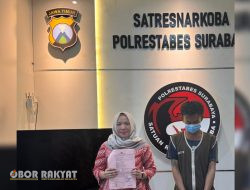 Polrestabes Surabaya Berhasil Amankan Tersangka Pengedar Narkoba