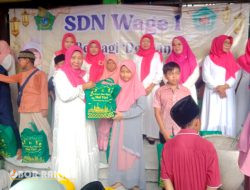 Ramadhan Berkah, SDN Wage 1 Taman Sidoarjo, Santuni Anak Yatim dan Dhuafa