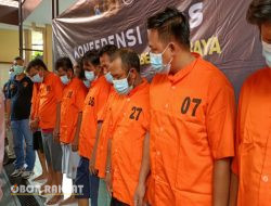 Reskrim Polsek Tandes Amankan Sembilan Komplotan ‘Maling’ Gudang, Kerugian Capai Ratusan Juta
