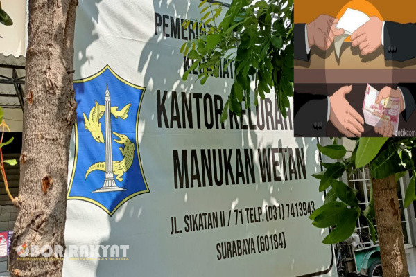 Surabaya, Obor Rakyat - Korban dugaan pungutan liar (pungli) yang dilakukan oknum pegawai Kelurahan Manukan Wetan, Kecamatan andes, Kota Surabaya, tunjukkan bukti chat serta resi Transferann.