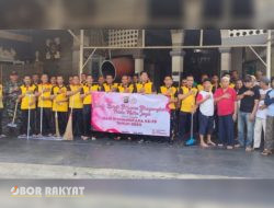 Sambut HUT Bhayangkara ke-78, Polsek Cempaka Putih Laksanakan Kegiatan Bersih-Bersih Bersama Bhayangkara Polda Metro Jaya