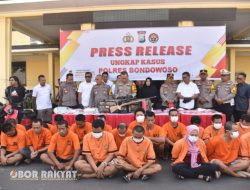 Bravo, Polres Bondowoso Ungkap kasus Selama Ops Sikat Semeru 2024