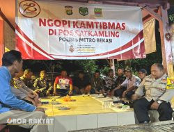 Dalam Rangka HUT Bhayangkara 78, Kapolsek Cabang Bungin Lakukan Satkamling Bersama Masyarakat