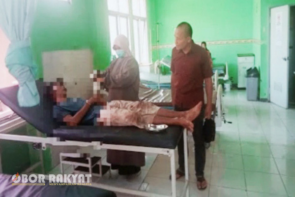 Bogor, Obor Rakyat - Kepolisian Sektor (Polsek) Cariu berhasil mengamankan seorang pria, inisial SR (21) yang diduga pelaku pencurian gabah padi.