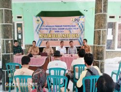 Musyawarah Antar Desa Program PISEW Tahun 2024, di Wilayah Kecamatan Grujugan 