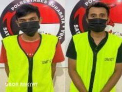 Polrestabes Surabaya Berhasil Ungkap Jaringan Narkoba, Dua Tersangka Pengedar Diamankan