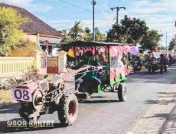 Ribuan Peserta Bersepeda dan Puluhan Parade Traktor di Jember, Semarakkan HUT Koperasi Ke-77