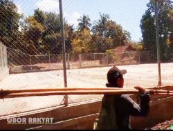 Didanai DD, Proyek Lapangan Futsal di Desa Wonosari Grujugan Diatas Lahan Milik Kades