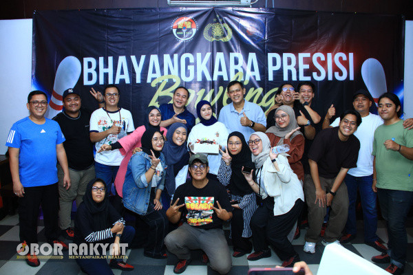 Jakarta, Obor Rakyat - Divisi Humas Polri bersama Wartawan menggelar acara Bhayangkara Presisi Bowling Cup 2024 dalam rangka perayaan Hari Bhayangkara ke-78.