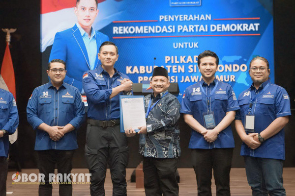 Jakarta, Obor Rakyat - Dewan Pimpinan Pusat (DPP) Partai Demokrat secara resmi mengeluarkan 60 rekomendasi untuk calon kepala daerah 2024 di Pilkada 2024.