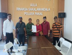 Bentuk Implementasi Restorative Justice, Polsek Pakal Damaikan Pelapor dan Terlapor