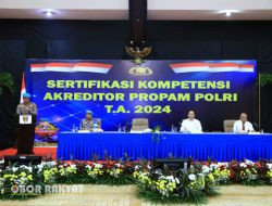 Tingkatkan Pelayanan Publik, DivPropam Polri Gelar Sertifikasi Kompetensi Bintara Akreditor 