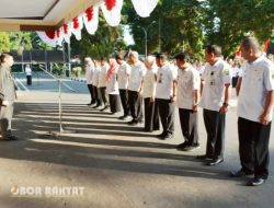 Mengawali Hari Pertamanya, Pj Bupati Bondowoso Bertugas Pimpin Apel