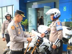 Jelang Pilkada Mantap Praja 2024, Kapolres Bogor Lakukan Apel Pengecekan Kendaraan Dinas