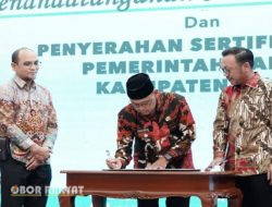 Sukses Realisasikan Sertifikasi BMD, KPK Beri Penghargaan Pada BPN dan Pemkot Depok