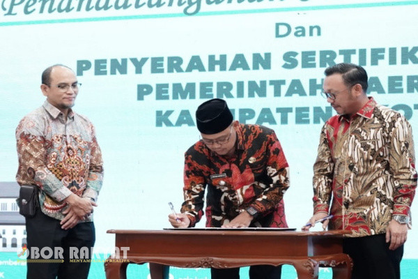 Bandung, Obor Rakyat - Komisi Pemberantasan Korupsi (KPK) memberikan apresiasi atas hasil kolaborasi antara Kantor Pertanahan Kota Depok dengan Pemkot Depok dalam merealisasikan sertifikasi Barang Milik Daerah (BMD) tahun 2023.