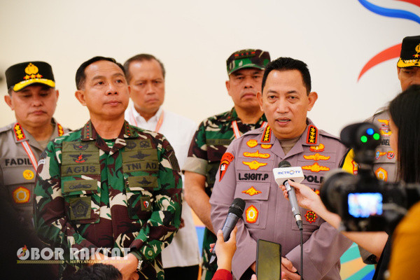 Bali, Obor Rakyat - Kepala Kepolisian Negara Republik Indonesia (Kapolri), Jenderal Listyo Sigit Prabowo dan Panglima TNI Jenderal Agus Subiyanto meninjau langsung kesiapan pengamanan Konferensi Tingkat Tinggi (KTT) Indonesia Africa Forum (IAF) ke-2 dan High Level Forum on Multi Stekholders Pertnership (HLF MSP) di Bali, Sabtu, (31/8/2024).