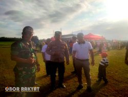 Nuansa HUT RI Ke-79, Warnai Jalan Sehat Desa Karangbendo Banyuwangi