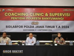 Tingkatkan Kualitas Pelayanan dan Profesionalisme, Polresta Banyuwangi Gelar “Coaching Clinic” 