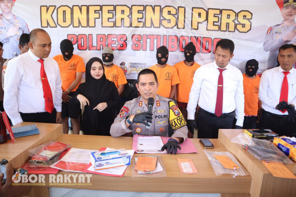 Situbondo, Obor Rakyat – Polres Situbondo Polda Jatim merilis hasil ungkap kasus tindak pidana selama 1 Minggu dibulan September 2024.