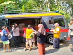 Polresta Banyuwangi Sosialisasi Kamtibmas Jelang Pilkada Melalui Mobil Sayur