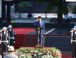 Pimpin Upacara Hari Kesaktian Pancasila di Lubang Buaya, Presiden Jokowi Didampingi Kapolri 