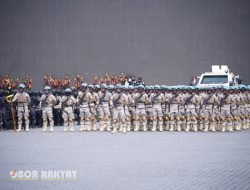 Polri Gladi Bersih Apel Gelar Pasukan Pengamanan Pelantikan Presiden