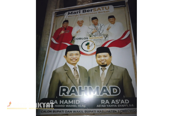 Saat ini telah beredar alat peraga kampanye (APK) Paslon 01 Rahmad (Ra Hamid-Ra As'ad) dengan memasang foto ketua DPC PPP Bondowoso, KH Salwa Arifin tanpa seizin beliaunya.
