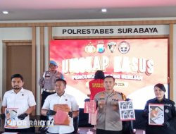 Tak Tunggu Lama, Berbekal CCTV Jatanras Polrestabes Surabaya Ungkap Pencurian Emas 350 Juta