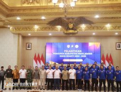 Kapolda Jatim Lantik Pengurus PBVSI Kabupaten Jember, Masa Bhakti 2024-2028
