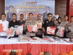 Polres Probolinggo Berhasil Amankan 5 Orang Diduga Pengedar Narkoba