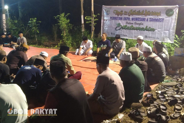 Bondowoso, Obor Rakyat - Selain upaya maksimal yang harus dilakukan dalam mengawal pekerjaan tentunya tidak boleh terlepas dari ikhtiar, berdoa dan bermunajat pada Allah SWT.